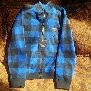 Men Abercrombie & Fitch trail fleece jacket